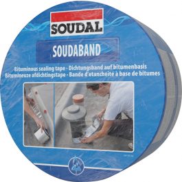Soudal Soudaband Bitumen graphit tetőszigetelő 10cm x 10m