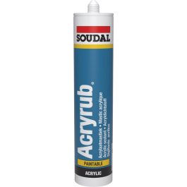 Soudal Acryrub szürke 310ml festhető akril tömítő