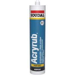Soudal Acryrub fehér 310ml festhető akril tömítő