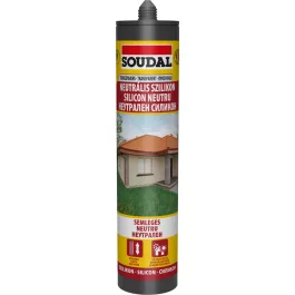Soudal neutrális szilikon, transparent 280ml
