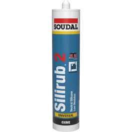 Soudal Silirub 2 neutrális szilikon, terméskő 300ml