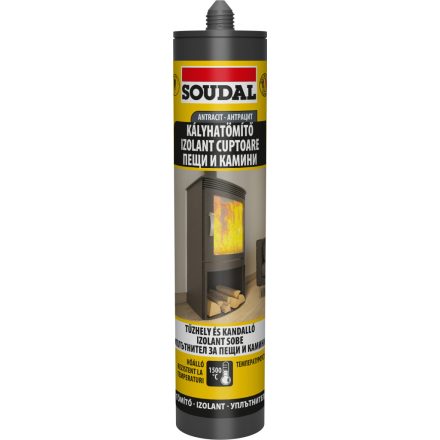 Soudal Kályhatömítő 280ml-1500 C