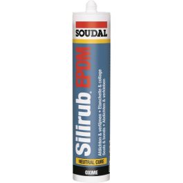 Soudal Silirub EPDM neutrális szilikon ragasztó 300 ml