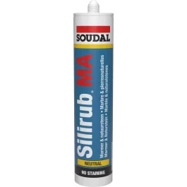 Soudal Silirub MA neutrális szilikon, jasmin 300ml
