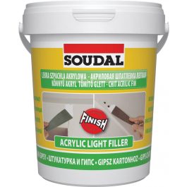 Soudal Akrilglett 0,9 liter festhető akril tömítő