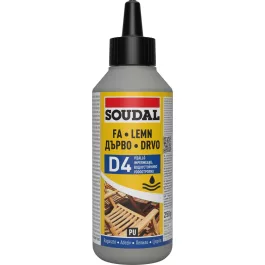   Soudal Vízálló 66A Polierután D4 kültéri faragasztó 250g 1K