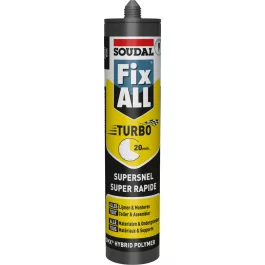 Soudal Fix-All Turbo fekete 290ml
