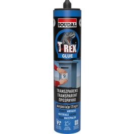 Soudal T-Rex szerelőragasztő kék transparens 310g