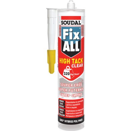 Soudal Fix-All High Tack színtelen 290ml 