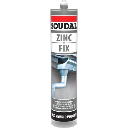 Soudal Zinc Fix Hibrid polimer tömítő-ragasztó 290ml 