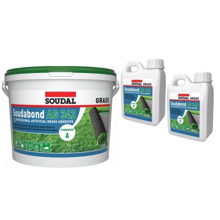 Soudal Soudabond AG 342 2K műfű ragasztó szett 12 kg+1,7 kg  (A+B komponens)