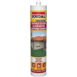Soudal neutrális szilikon, szürke 280ml