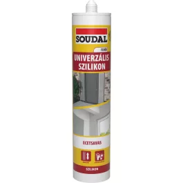 Soudal univerzális szilikon, ecetsavas fehér 280ml