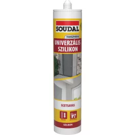 Soudal univerzális szilikon, ecetsavas transparent 280ml