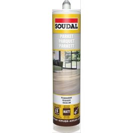   Soudal Parkettatömítő világosszürke 280ml Festhető/Lakkozható