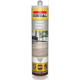   Soudal Parkettatömítő sötétszürke 280ml Festhető/Lakkozható