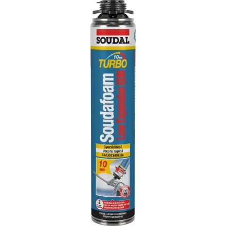 Soudal purhab pisztolyos Soudafoam Gun Low Expansion Turbo 750ml