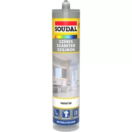 Soudal szaniter szilikon, neutrális manhattan 310ml H/R/B