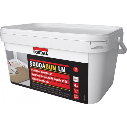 Soudal Soudagum LM Folyékony fólia, diszperziós műgyanta 4kg