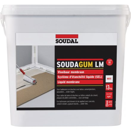 Soudal Soudagum LM Folyékony fólia, diszperziós műgyanta 13kg