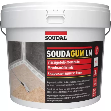 Soudal Soudagum LM Folyékony fólia, diszperziós műgyanta 13kg