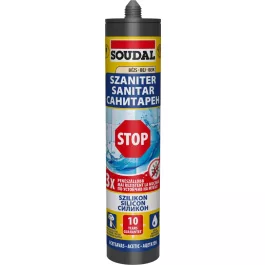 Soudal szaniter szilikon Stop, ecetsavas beige 280ml