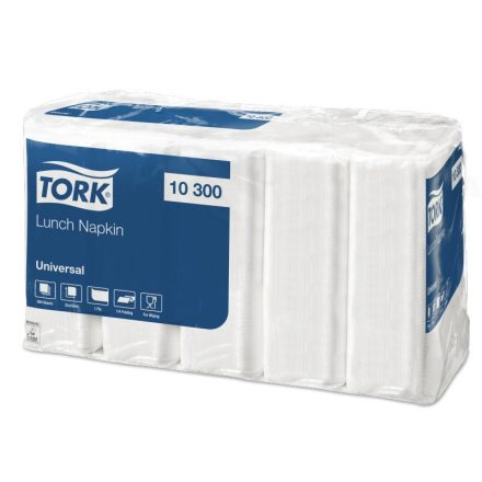 Tork Universal éttermi szalvéta 33 1/4 1 rétegű, fehér, 500db SCA10300