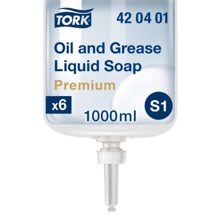 Tork Premium olaj és zsíroldó folyékonyipari szappan S1 színtelen, 1 liter SCA420401