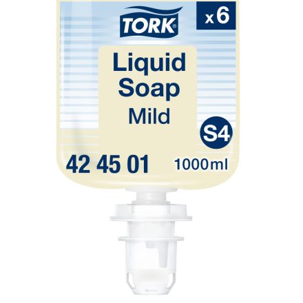 Tork kézkímélő folyékony ipari szappan, S4 halványsárga, 1 liter SCA424501