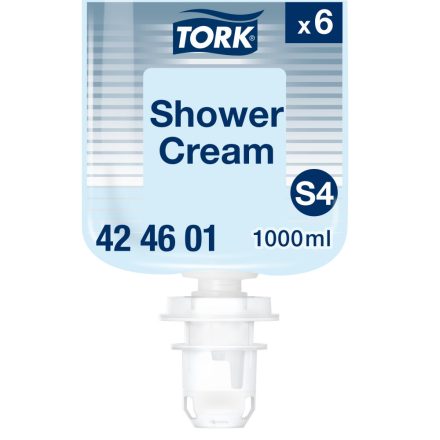 Tork krémszappan tusoláshoz, S4 világoskék, 1 liter SCA424601