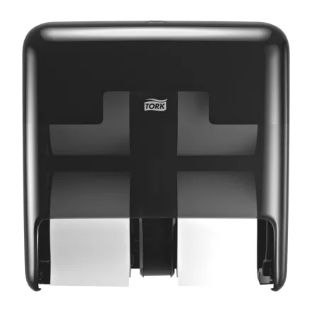 Tork Optiserve négytekercses belsőmag nélküli WC papír adagoló T7, fekete SCA558052