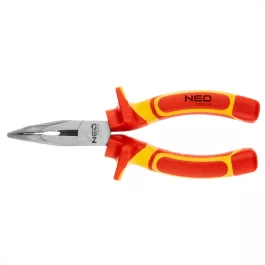   Neo hajlított csőrű fogó 1000v, szigetelt, 160mm (6"), crv, polírozott