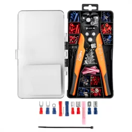   Neo kábelcsupaszító fogó, automata 200mm+ csatlakozók (230db/készlet)