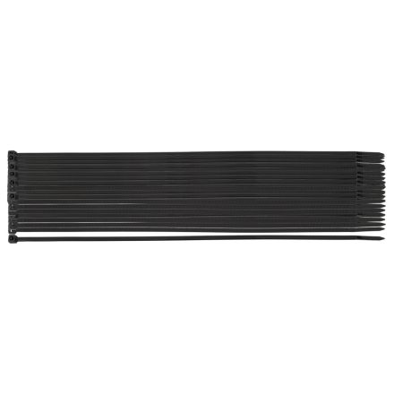 Neo kábelkötegelő, gyorskötöző, Extreme, UV álló, fekete, 3,6x300mm, (100db/csomag)
