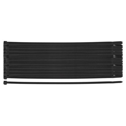 Neo kábelkötegelő, gyorskötöző, Extreme, UV álló, fekete, 4,8x200mm, (100db/csomag)