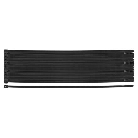 Neo kábelkötegelő, gyorskötöző, Extreme, UV álló, fekete, 4,8x370mm, (50db/csomag)