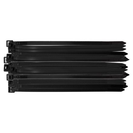 Neo kábelkötegelő, gyorskötöző, Extreme, UV álló, fekete, 7,6x200mm, (50db/csomag)