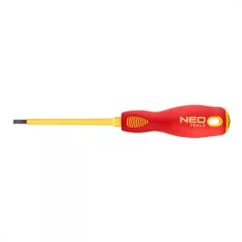 Neo csavarhúzó lapos 4.0x100 1000V szigetelt