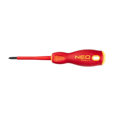 Neo csavarhúzó SL/PZ1 80mm, 1000V, szigetelt
