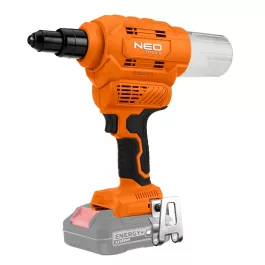   Neo akkus popszegecshúzó, Energy+, 18V, szegecsátmérő 2,4-6-4mm, húzóerő 12000 N