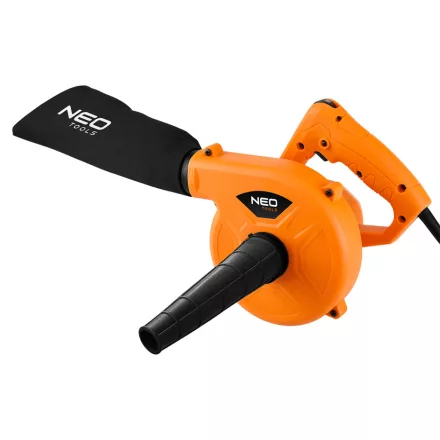 Neo lombfúvó és portalanító gép szívó funkcióval, gyűjtőzsákkal,  600W, 285km/óra légsebesség