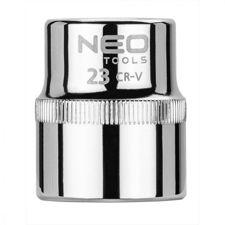 Neo dugókulcs 23mm, 1/2", 6 pontos, superlock