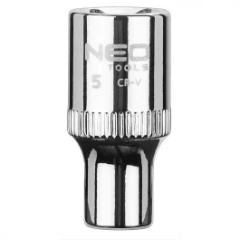 Neo dugókulcs 5mm, 1/4", hatlapú, superlock
