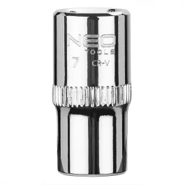 Neo dugókulcs 7mm, 1/4", hatlapú, superlock