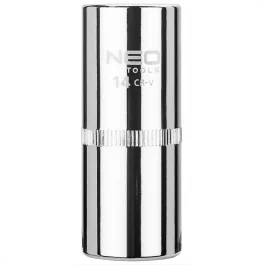 Neo dugókulcs 14mm, 1/4", hosszú, hatlapú, superlock