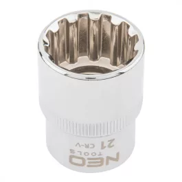 Neo dugókulcs 21mm, 1/2", spline