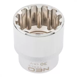 Neo dugókulcs 30mm, 1/2", spline
