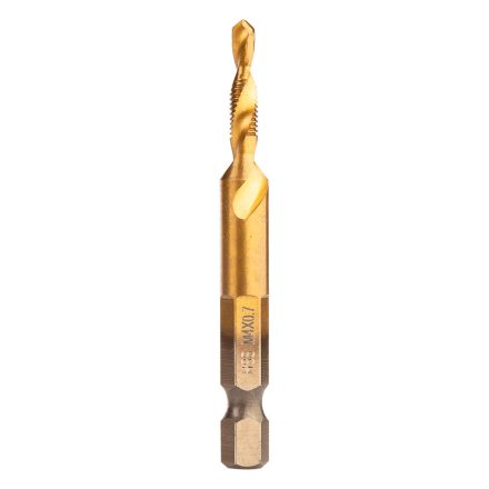 Neo gépi menetfúró, 2az1ben előfúró éllel, HSS-Titán, M4X0,7mm, hatszög szárral