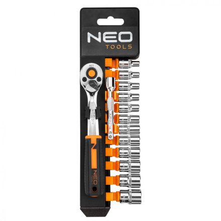 Neo dugókulcskészlet 1/4" (14db/készlet)