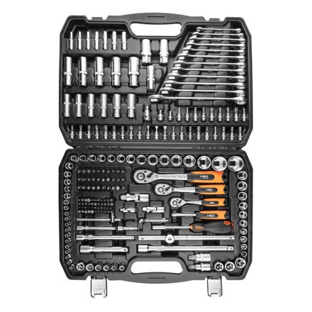 Neo dugókulcskészlet 1/2", 3/8" 1/4" (216db/készlet)